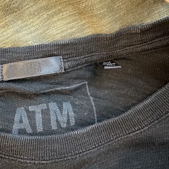 ATM // Slub Jersey Long Sleeve Destroyed Wash Tee - Picture 5 of 6